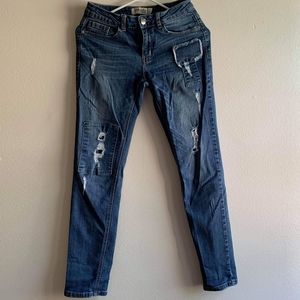 Distressed Skinny Jeans